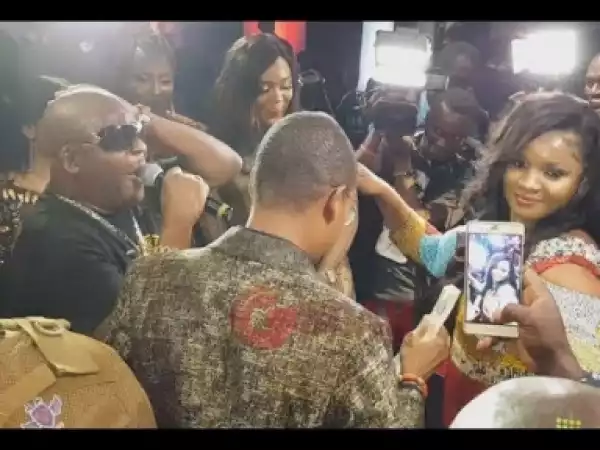 Video: Shina Pellers & Rich Men Sprays Money On Omotola & Husband As They Dances To Shina Peters Songs